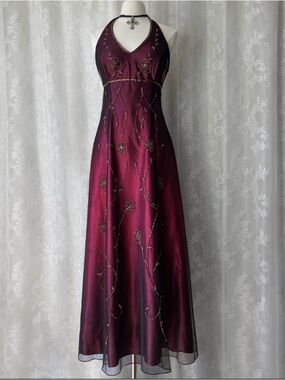 Vintage 2000s Blondie Nites gothic fairy beaded dress